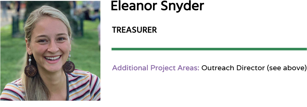 Eleanor Snyder, Treasurer